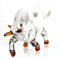 Bull shaped Home Wine, Liquor and Whiskey Decanter Glass